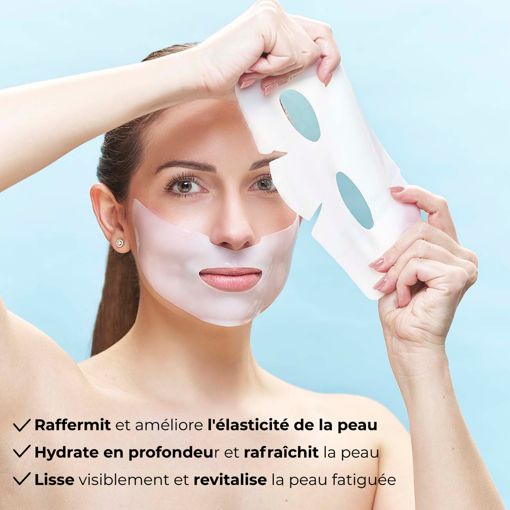 HeroeMask - Masque Bio collagène et à l’Acide Hyaluronique x4