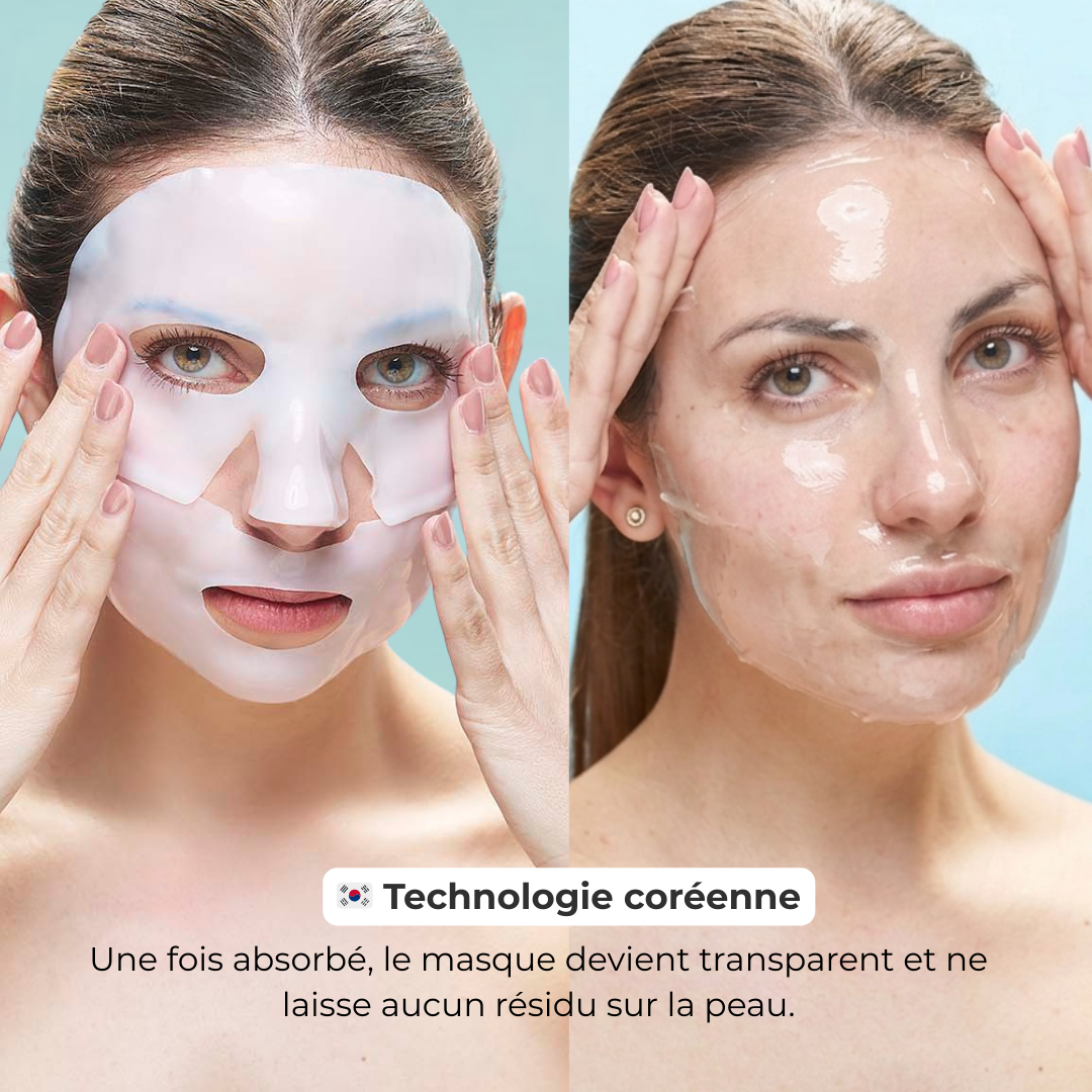 HeroeMask - Masque Bio collagène et à l’Acide Hyaluronique x4